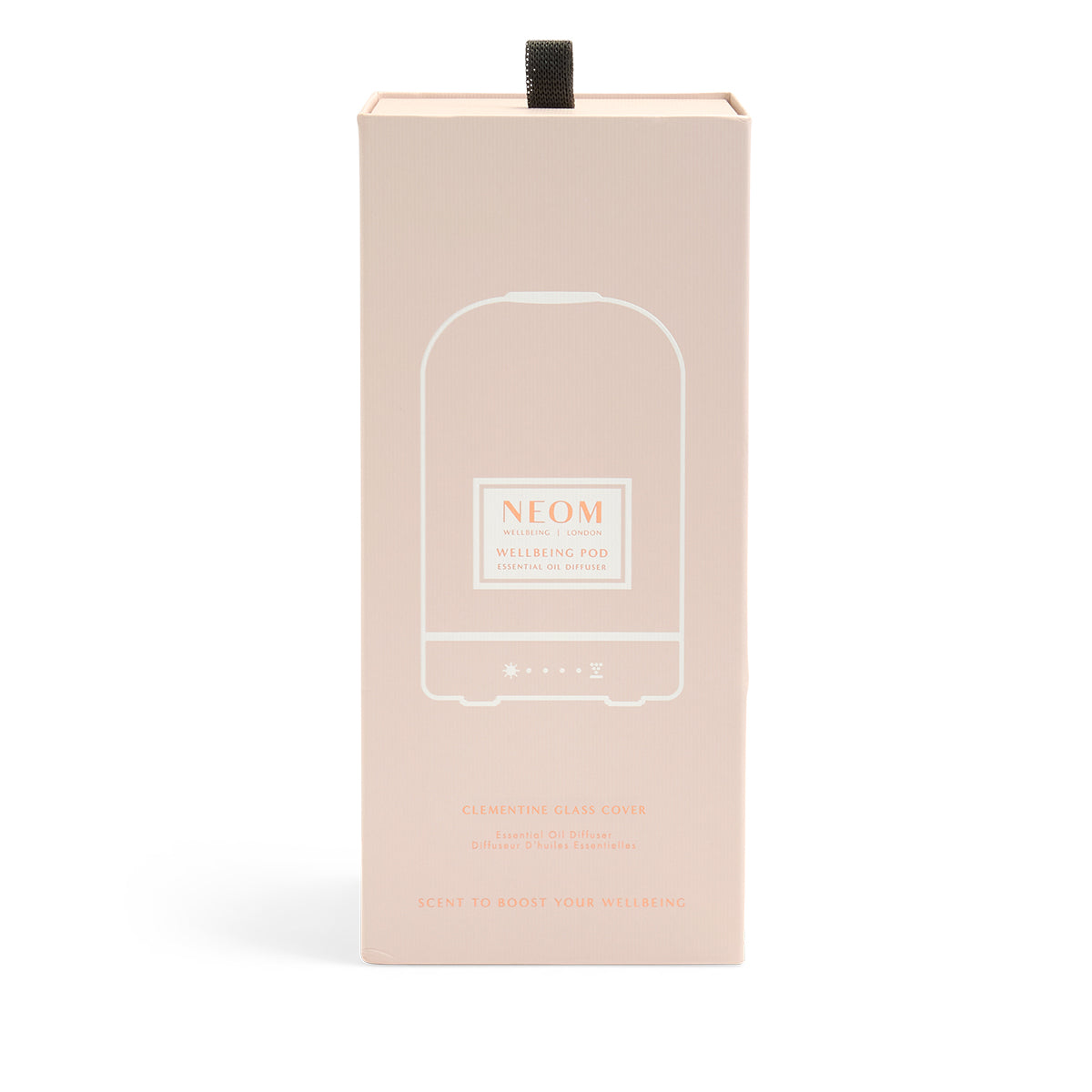 NEOM product packaging on a white background