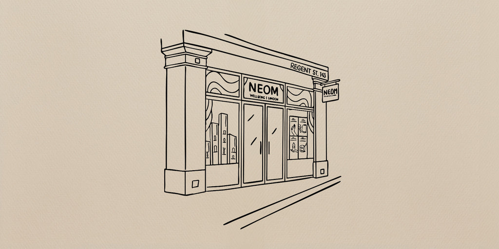 NEOM Regent Street Wellbeing Hub Illustration