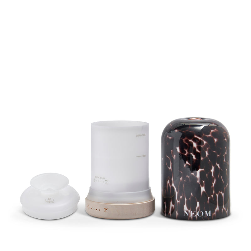 Wellbeing Pod Essential Oil Diffuser With Tortoiseshell Glass Cover