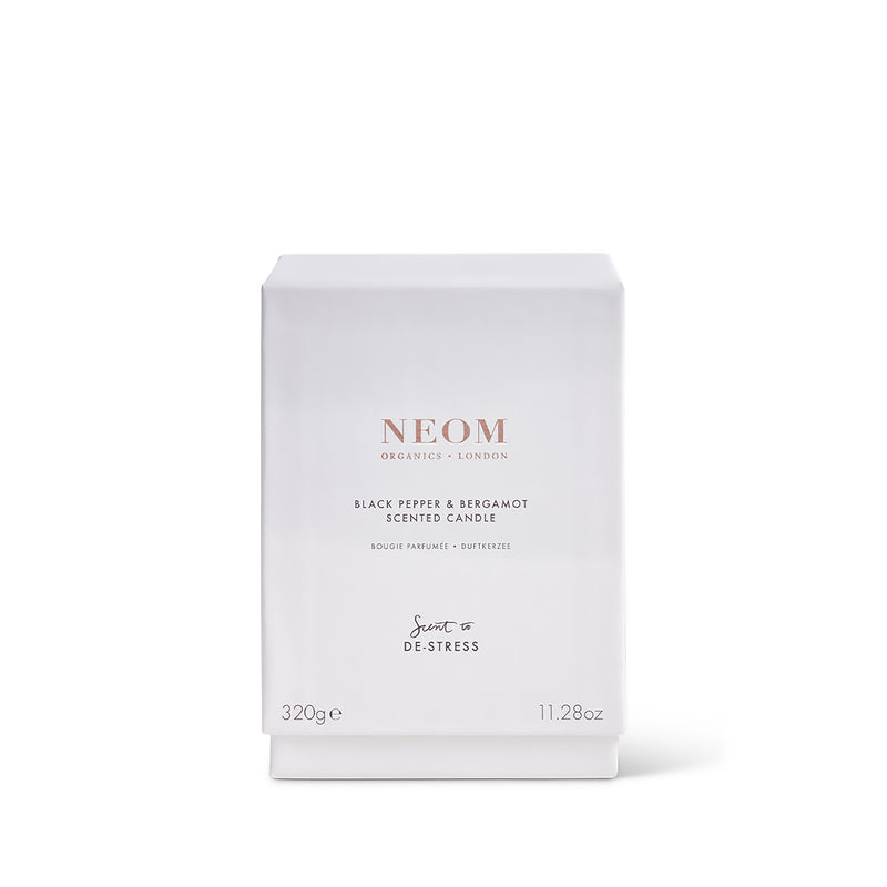 Black Pepper & Bergamot Scented Candle (2 Wick)