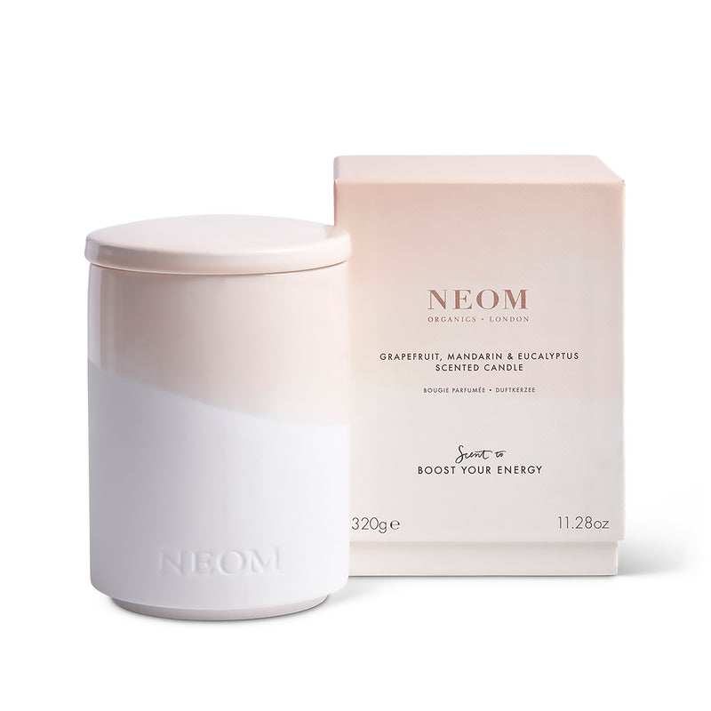 Grapefruit, Mandarin & Eucalyptus Scented Candle (2 Wick)