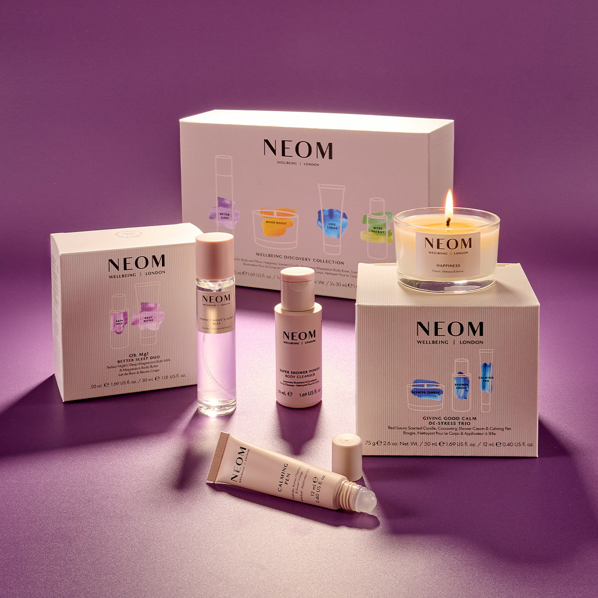 Wellbeing Discovery Collection (Worth £67) – NEOM Wellbeing UK