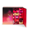 Neon 24 Days of Advent calendar with colorful doors