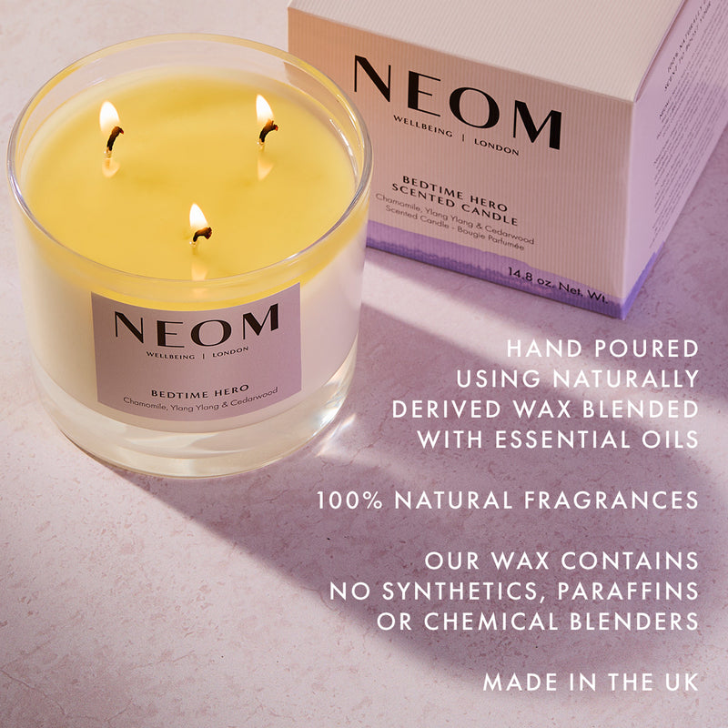 Bedtime Hero Scented Candle 3 Wick

HAND POURED
USING NATURALLY DERIVED WAX BLENDED WITH ESSENTIAL OILS

100% NATURAL FRAGRANCES

OUR WAX CONTAINS NO SYNTHETICS, PARAFFINS OR CHEMICAL BLENDERS

MADE IN THE UK