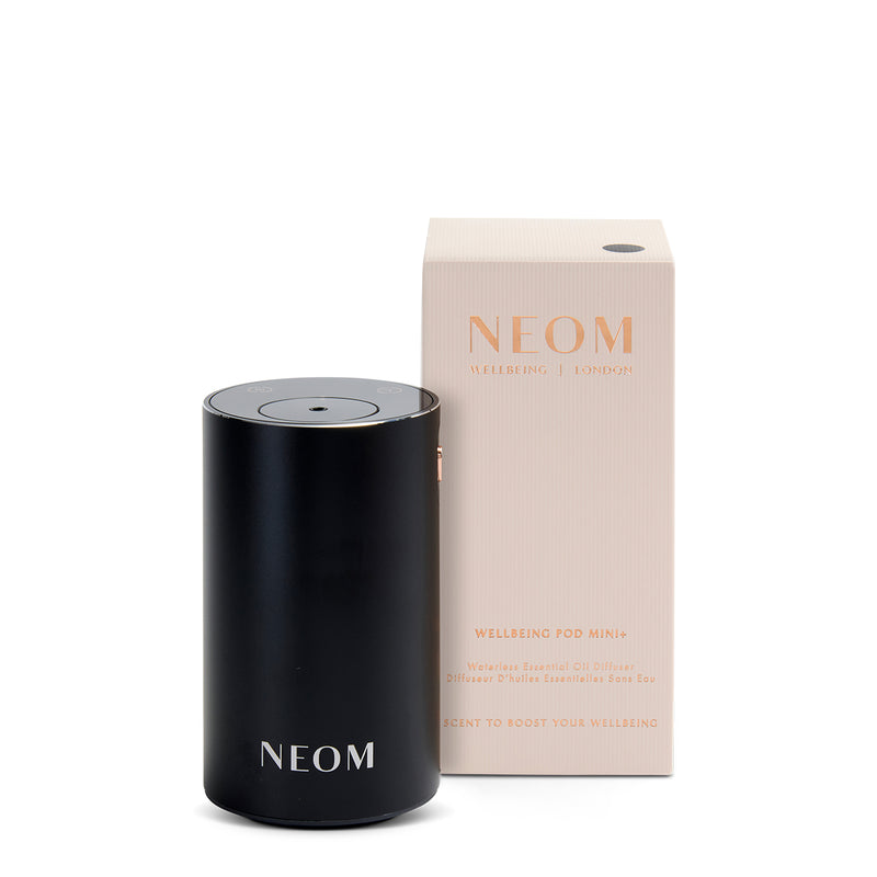 NEOM Pod mini in black on a white background