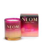 NEOM Christmas Wish 1 Wick Scented Candle with packaging on a white background