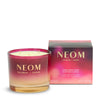 Neom Christmas Wish 3 Wick Scented Candle with packaging on a white background
