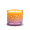 NEOM Cosy Nights 3 Wick Scented Candle with gradient orange to pink design on a white background