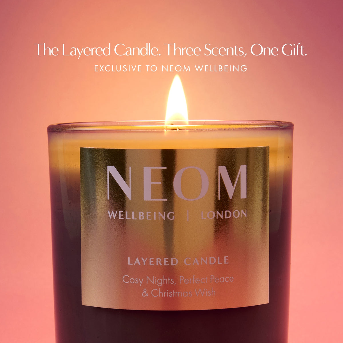 Christmas Layered Candle