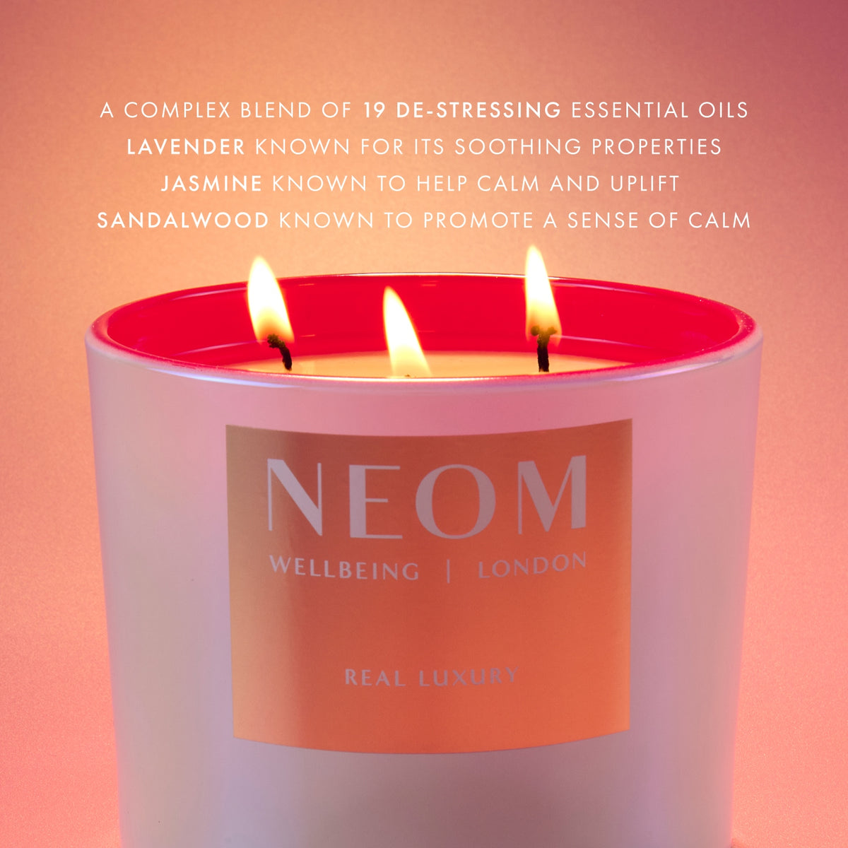 Christmas Exclusive Real Luxury Scented Candle (3 Wick)
