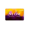 NEOM gift card with gradient colours on a white background