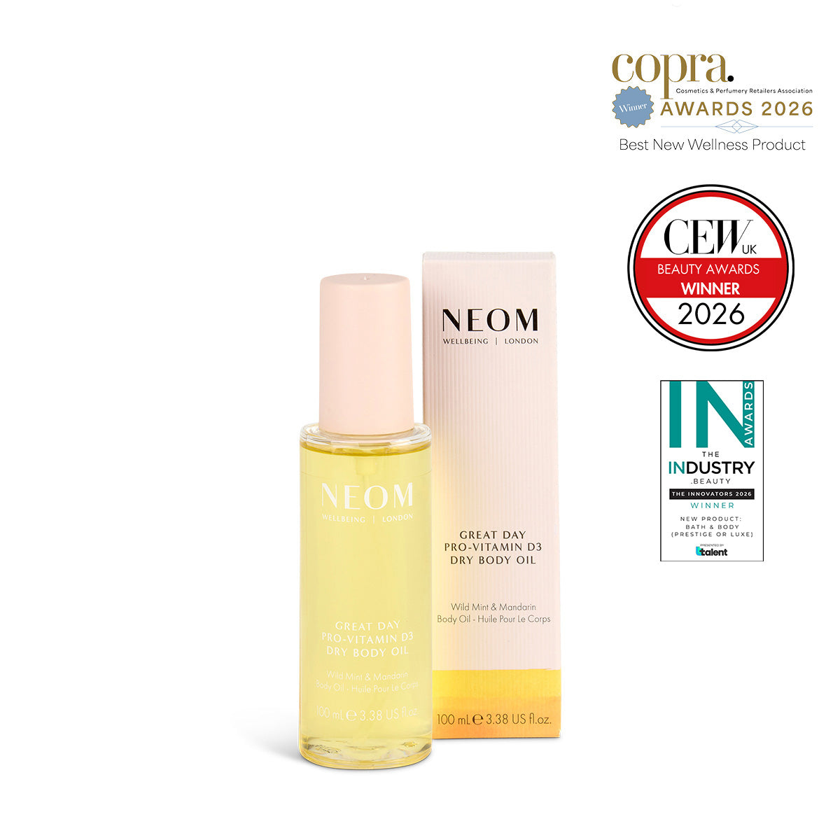 Great Day Pro-Vitamin D3 Dry Body Oil 100ml