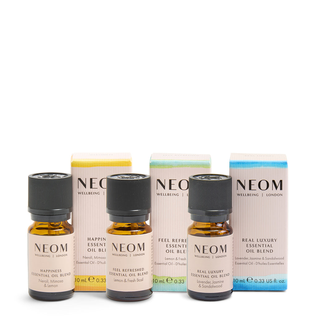 Happiness Feel Refreshed & Real Luxury Essential Oil Blend Trio