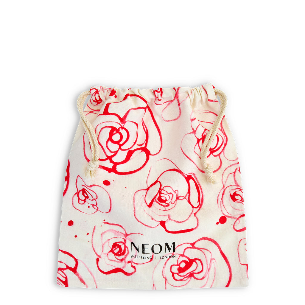 Its All Rosy Large Drawstring Bag
