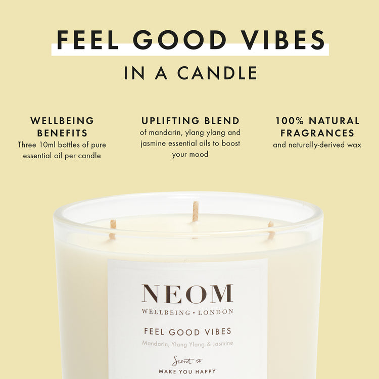 Feel Good Vibes Scented Candle (3 Wick)