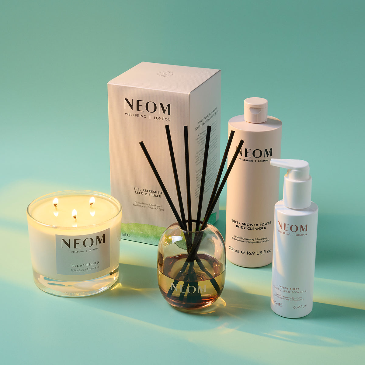 Real Luxury Scented Candle (3 Wicks) | NEOM Wellbeing London