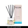 NEOM real luxury reed diffuser with packaging on a white background