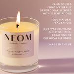 Perfect Night's Sleep Scented Candle 1 Wick

HAND POURED
USING NATURALLY DERIVED WAX BLENDED WITH ESSENTIAL OILS

100% NATURAL FRAGRANCES

OUR WAX CONTAINS NO SYNTHETICS, PARAFFINS OR CHEMICAL BLENDERS

MADE IN THE UK