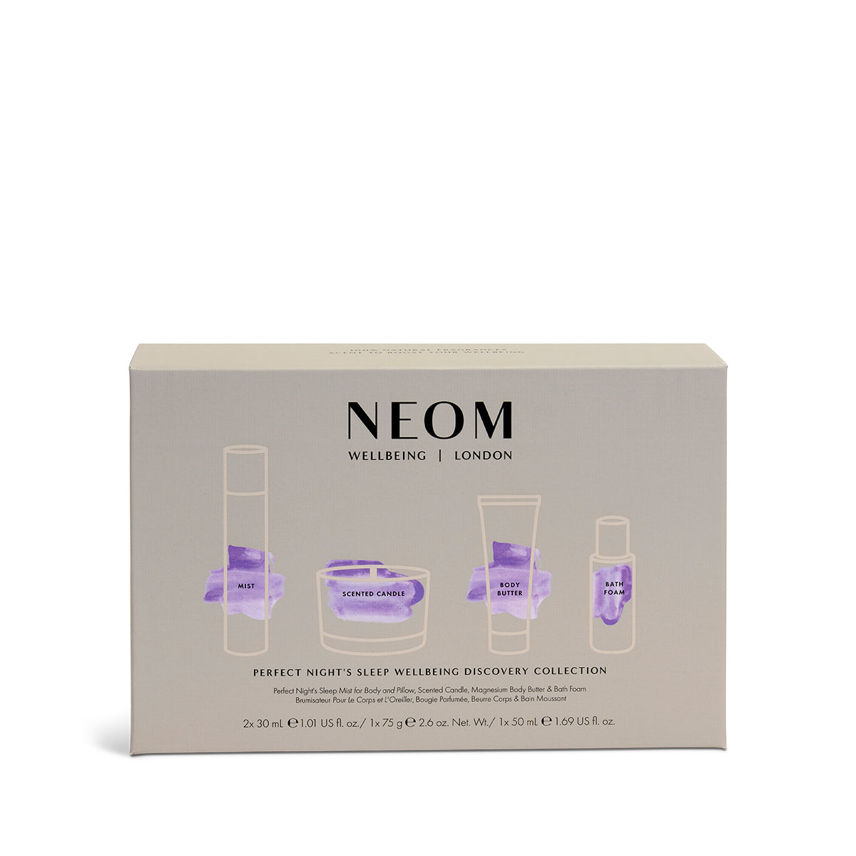 Neom Box Perfect Night's Sleep Wellbeing Discovery Collection (Worth £68) – NEOM ...