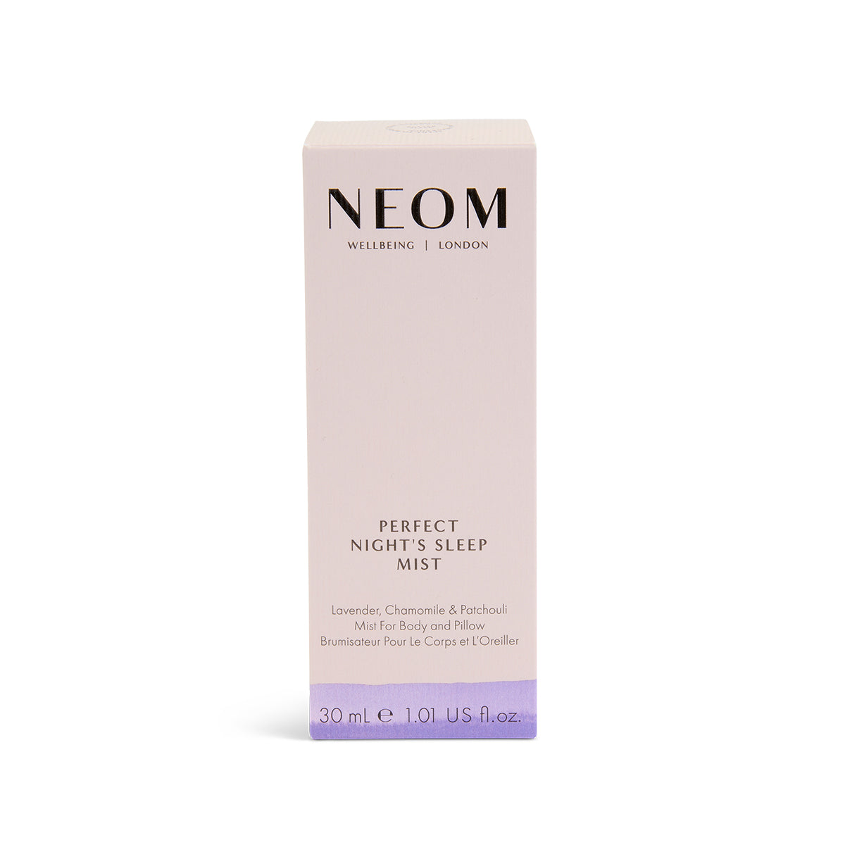 NEOM Perfect Night's Sleep Mist packaging on a white background