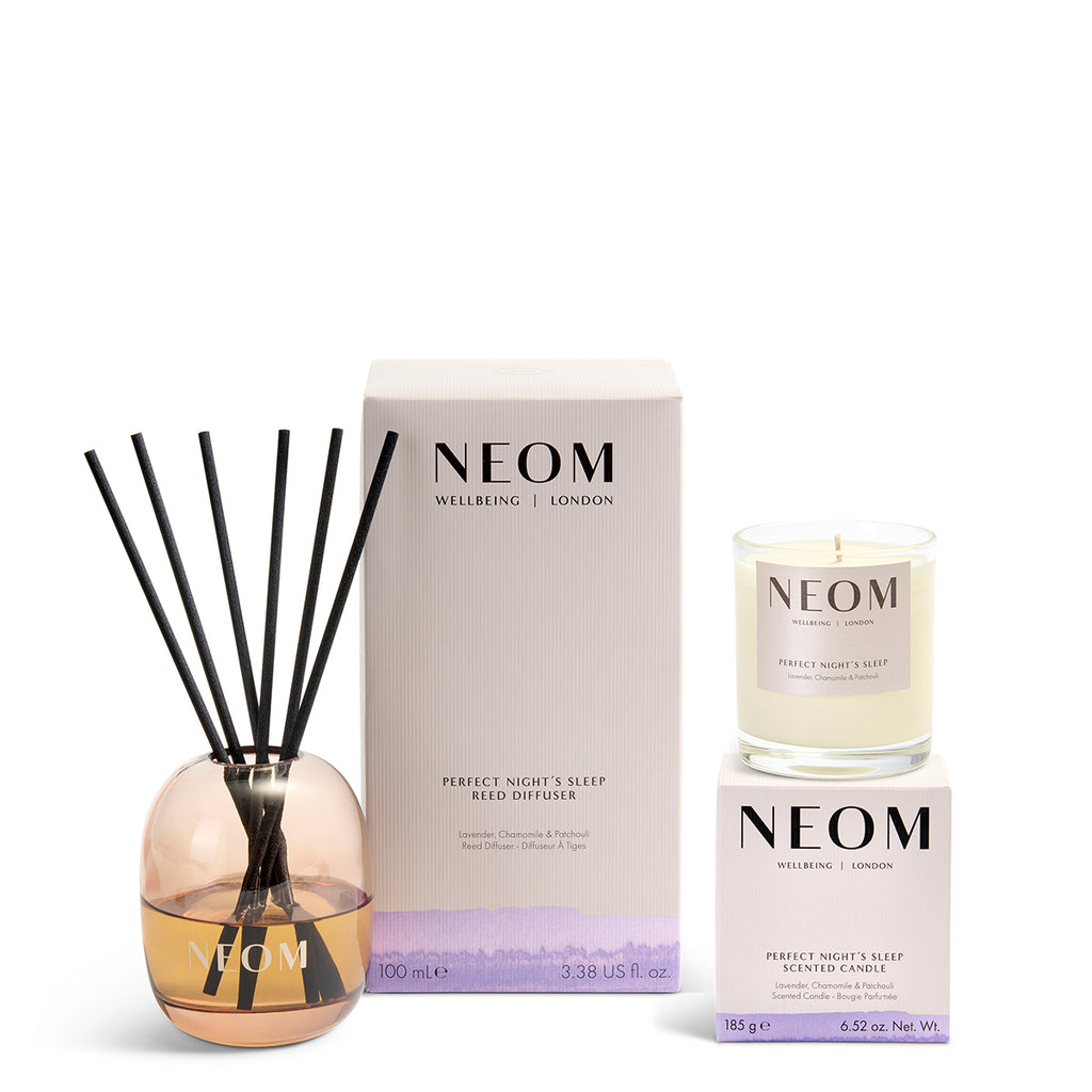 Perfect Nights Sleep Reed Diffuser & 1 Wick Candle