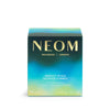 NEOM Perfect Peace 1 Wick Scented Candle packaging with gradient blue and green design on a white background