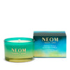 NEOM Perfect Peace Travel Scented Candle with packaging on a white background