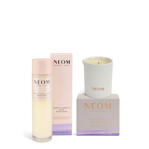 Perfect Night’s Sleep Bath Foam & Intensive Skin Treatment Candle