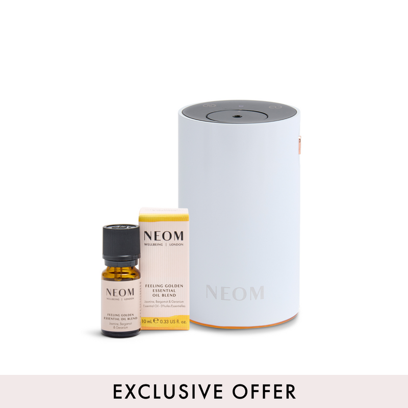 Jasmine, Bergamot & Geranium Waterless Pod Mini+ Starter Pack in White