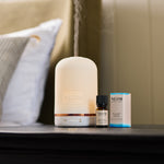 NEOM wellbeing pod and real luxury essential oil blend