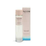 NEOM Real Luxury Room Spray bottle and packaging on a white background