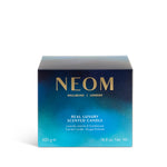 NEOM limited edition Real Luxury candle box on a white background