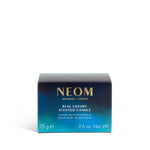 NEOM real luxury scented travel candle packaging on a white background