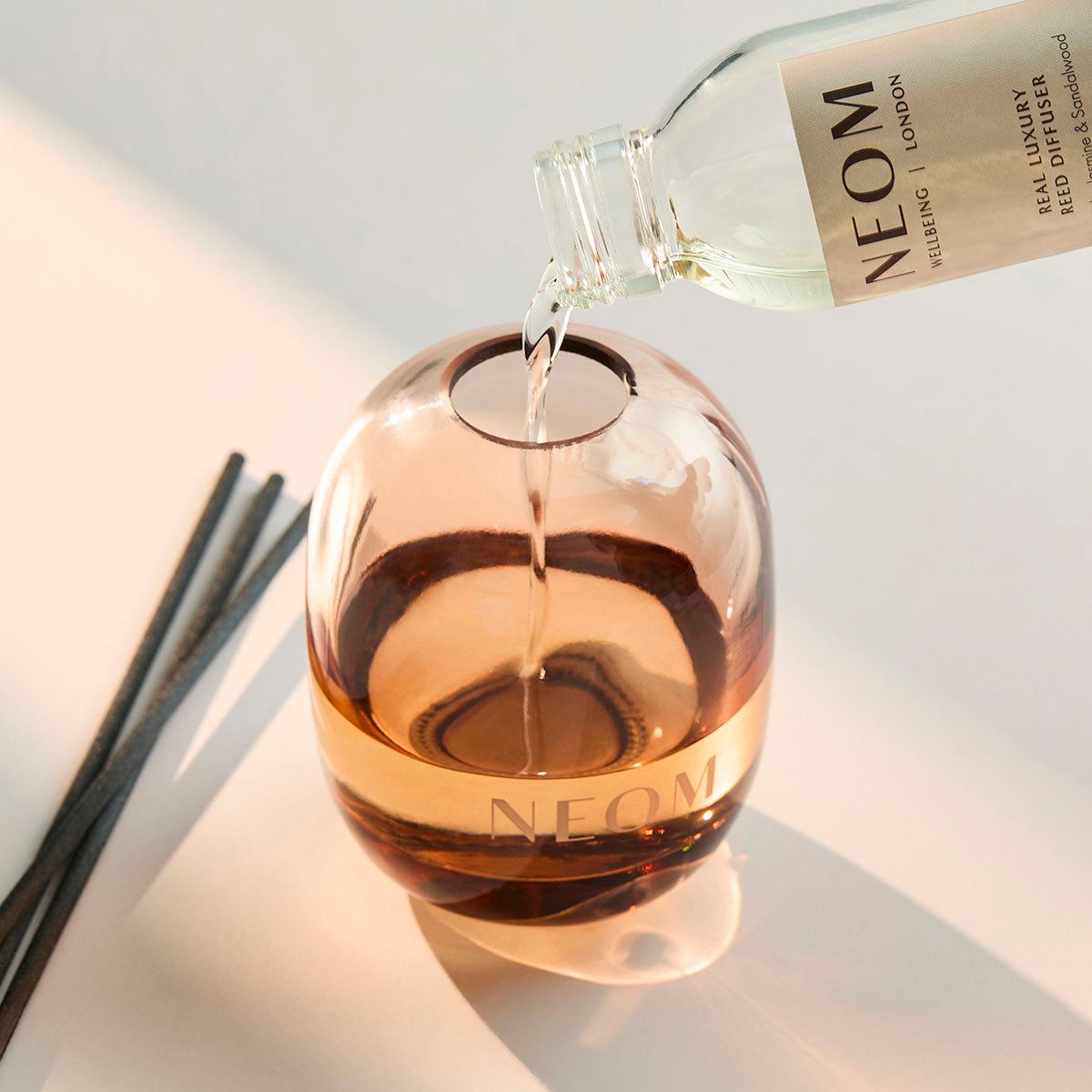 Re Diffusers Real Luxury Reed Diffuser Refill – 100ml – NEOM Wellbeing UK