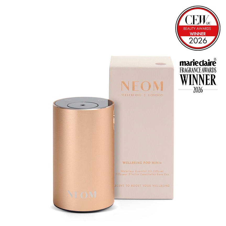 Wellbeing Pod Mini+ Waterless Essential Oil Diffuser in Rose Gold