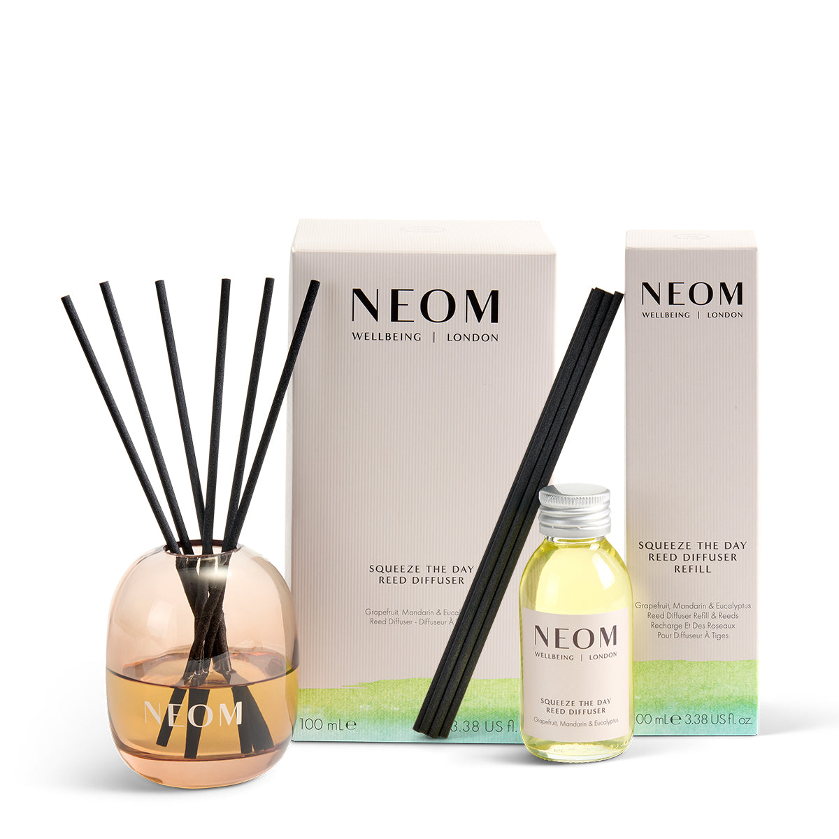 Infuse Reed Refills Squeeze The Day Reed Diffuser & Refill β NEOM Wellbeing UK