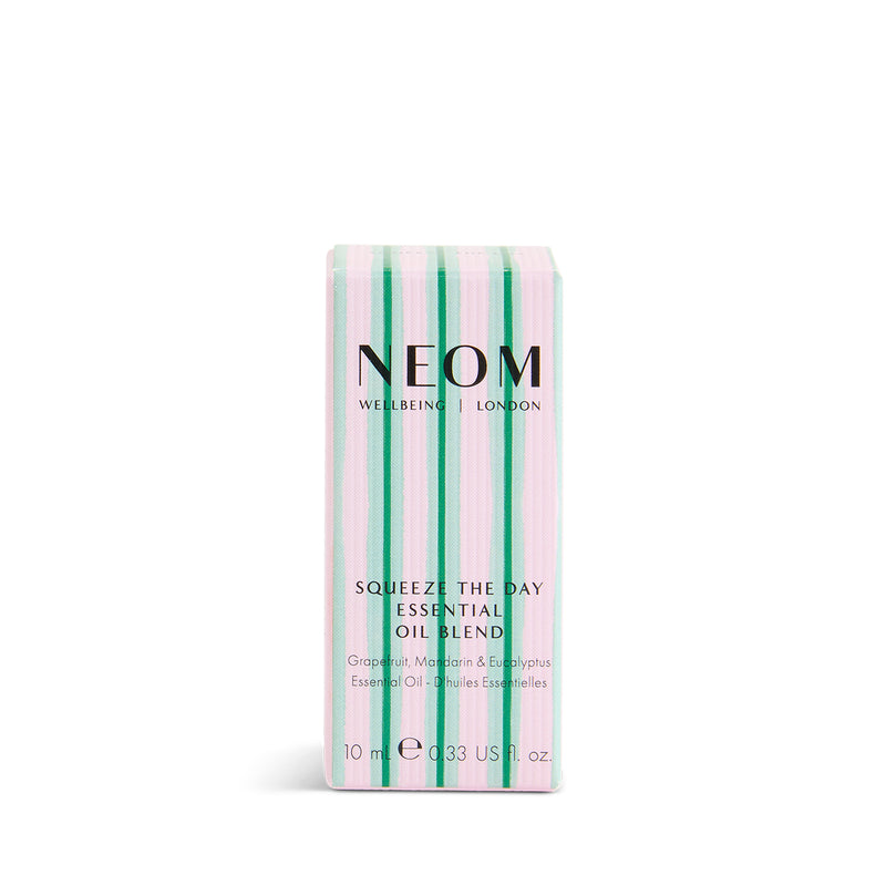 NEOM squeeze the day essential oil blend box