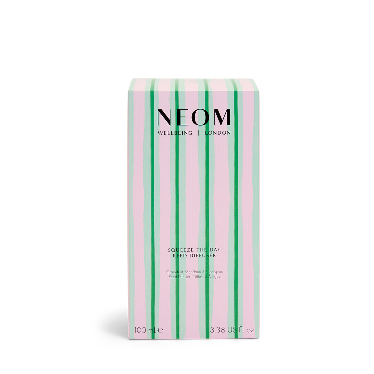 NEOM squeeze the day reed diffuser  box