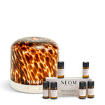 NEOM Tortoiseshell Wellbeing Pod Luxe with Essential Oil Blend Discovery Set