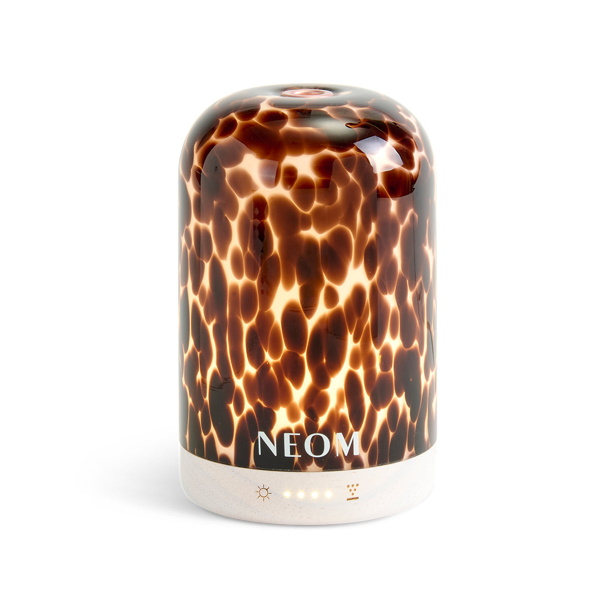 Tortoiseshell NEOM diffuser on a white background