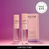 NEOM Perfect Night Sleep Pillow Mists on a pink background