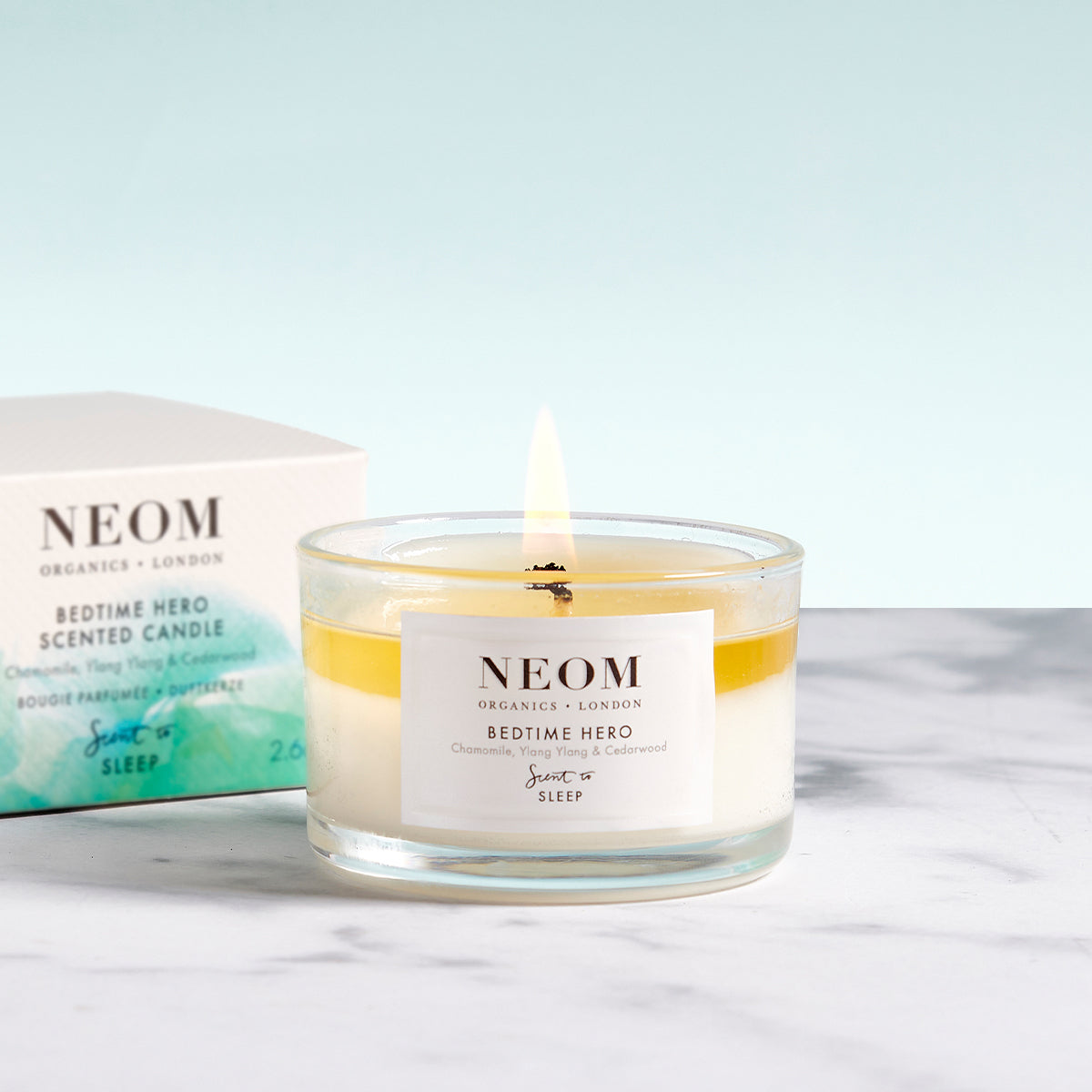 Bedtime Hero Scented Candle (Travel) | NEOM Wellbeing London – NEOM ...